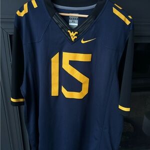 2015 WVU Home Football Jersey. Good for any true WVU fan!
